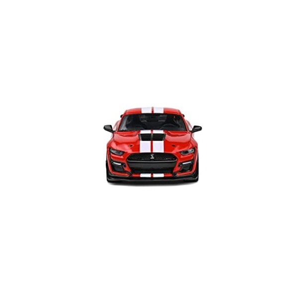 Solido- Ford Shelby Mustang GT500 Aucun Voiture Miniature de Collection, 4311502, Red, 1/43ème