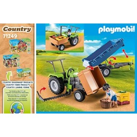 Playmobil 71249 Tracteur avec remorque