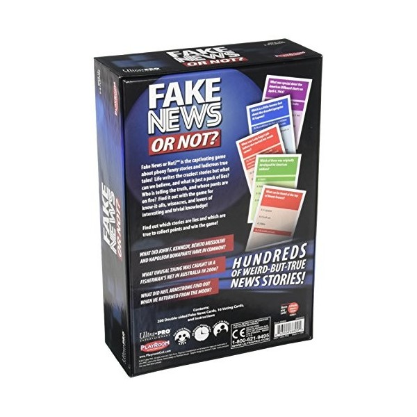 Playroom Entertainment Ultra Pro Fake News Or Not?