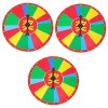 ibasenice 3 Pièces Loterie Plateau Tournant Mini Prix Puzzle Jouets Jouets pour Enfants Roue De Tombola Puzzle Jouet Prix Rou