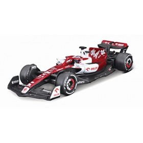 Bburago Formula 1 Alfa Romeo F1 Team Orlen C42 2022 avec Casque Zhou à léchelle 1:43 Voiture Miniature de Collection, 3806