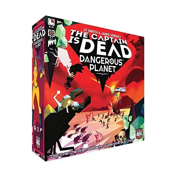 Alderac Entertainment - The Captain is Dead Dangerous Planet - Board Game - Standalone - Expansion - for 2-7 Players - from A