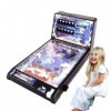 HALFS Space Pinball Toy Jeux de Flipper Machine Pinball Enfants Flippers de Puzzle Parent-Enfant Mini Flipper Jouet Meilleur 