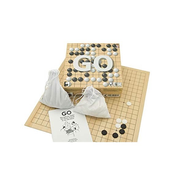 3-in-1 Beginner Go Set with Cardboard Board and Plastic Stones