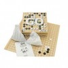 3-in-1 Beginner Go Set with Cardboard Board and Plastic Stones