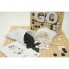 3-in-1 Beginner Go Set with Cardboard Board and Plastic Stones