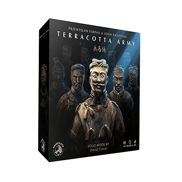 GTS Distribution Terracotta Army - Jeu de société de stratégie Empire Ancient, à partir de 14 ans, 1 à 4 joueurs, 90 à 120 mi