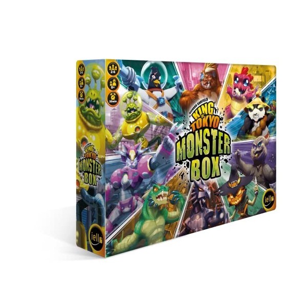 IELLO- Jeu culte, King of Tokyo Monster Box