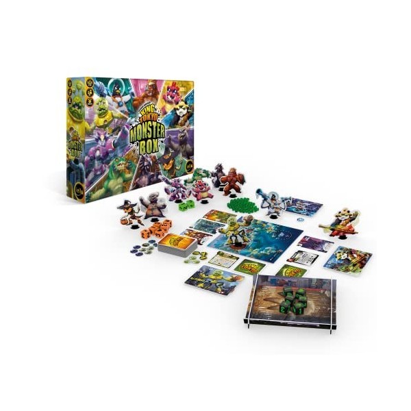 IELLO- Jeu culte, King of Tokyo Monster Box