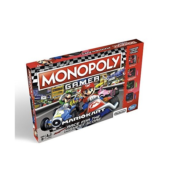 Monopoly E1870102 Joueur Mario Kart, Multicolore - Version Anglaise