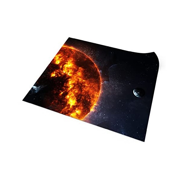 PLAYMATS- Dropfleet Commander Bataille, Jeu, Tapis en Caoutchouc, C039-R-dropfleet, Exterminatus, 48" x 48" / 122 cm x 122 cm