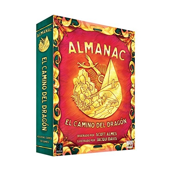 SD Games Almanac, Le Chemin du Dragon - Jeu de Table de Gestion des Ressources, Plus de 12 Ans, 2 à 4 Joueurs