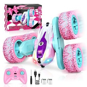 Gralal Voiture Télécommandée Fille Enfant, Cadeau Fille 3 4 5 6 7 8 9 10 Ans Jouet Fille 4-10 Ans Jeux Jouet Enfant 3-12 Ans 