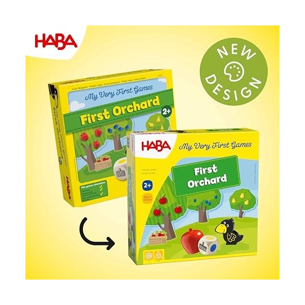 HABA My Very First Games - First Orchard Cooperative Game Celebrating 30 Years Made in Germany by HABA