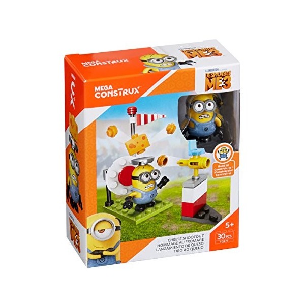 Pack de Construction Mega Construx Moi Moche et Méchant 3 : Les Minions Hommage au Fromage