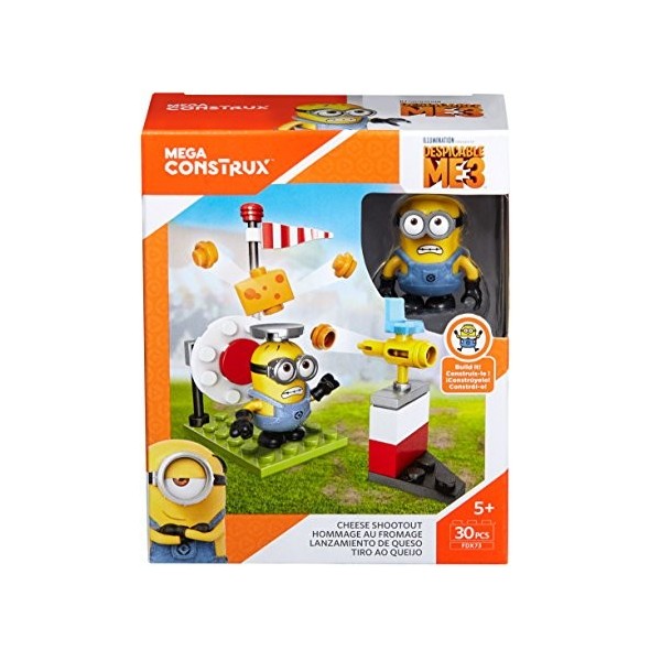 Pack de Construction Mega Construx Moi Moche et Méchant 3 : Les Minions Hommage au Fromage