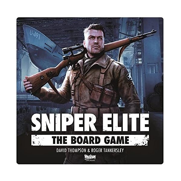 Rebellion Unplugged Sniper Elite : The Board Game - Jeu de société - À partir de 16 Ans - 1 à 4 Joueurs - Temps de Jeu de 40 