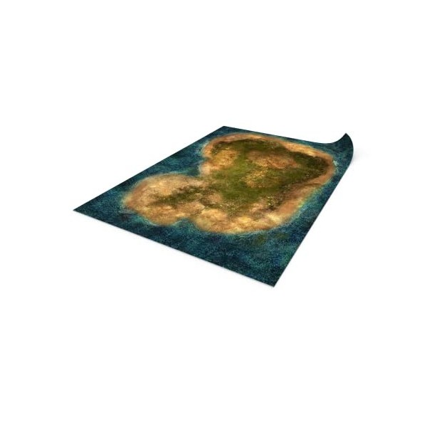 PLAYMATS- Blood and Plunder Bataille, Jeu, Tapis en Caoutchouc, B030-R-bap, Islande, 48" x 36" / 122 cm x 91,5 cm