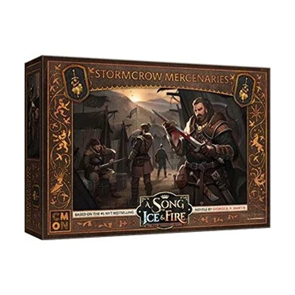 CoolMiniOrNot Inc, Stormcrow Mercenaries Expansion: A Song of Ice and Fire, Miniatures Game, Ages 14+, 2+ Players, 45-60 Minu