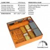 SMONEX Terraforming Mars Organisateur de jeu de société en bois – Boîte adaptée pour le stockage de toutes les extensions de 