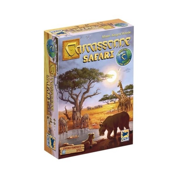 Z-Man Games | Jeu de société Carcassonne Safari | À partir de 8 Ans | 2 à 5 Joueurs