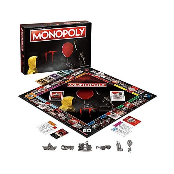 Stephen Kings IT 2017 Movie Monopoly Collectors Edition Board Game