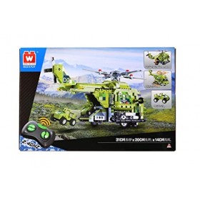 Wise Block Voiture de Construction en Forme DHélicoptère, Jouets STEM Compatibles Lego pour Les Enfants de Plus de 8 Ans, Ca