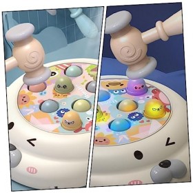 Totority 3 Ensembles De Jouets Mini Jeu DArcade Martelage Jouet De Martelage Musique Jeu De Marteau Jouets Musicaux pour Les