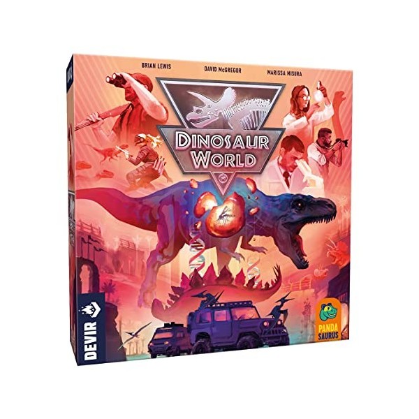 Devir - Jeu de table BGDIWOSP Dinosaur World, 2-4 joueurs