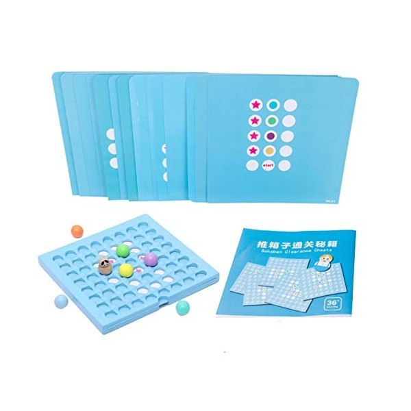 3 Pcs Jeux de société Sudoku en Bois,Jouet dentraînement pensant pour Les Enfants | Jeu de mémoire de Coordination œil-Main 