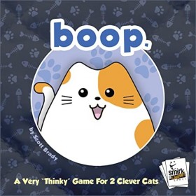 Smirk & Dagger BOOP: Adorable jeu de stratégie à 2 joueurs, avec 32 pièces de chat et chaton, un excellent cadeau pour les co