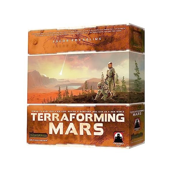Stronghold Games , Terraforming Mars , Board Game , Ages 14+ , 1-5 Players , 90 - 120 Minute Playing Time