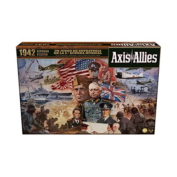 Hasbro gaming juego de mesa axis and allies 1942