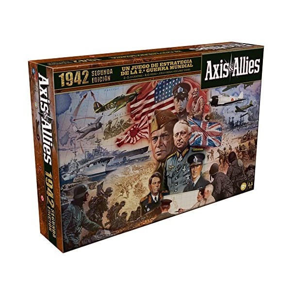 Hasbro gaming juego de mesa axis and allies 1942