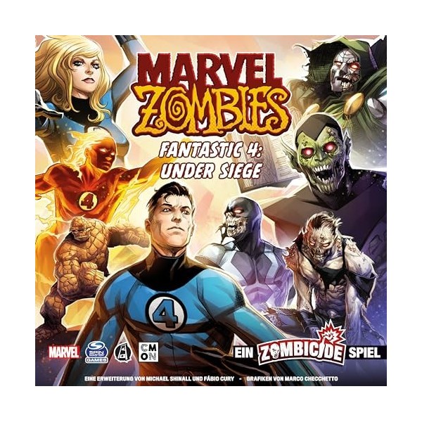 CMON- Jeu, CMND1248, Multicolore, coloré, 6. Marvel Zombies
