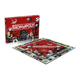 Winning Moves - Monopoly&nbsp;: The Nightmare Before Christmas - Jeu de société, de 2 à 6 joueurs, à partir de 8&nbsp;ans, édition ital