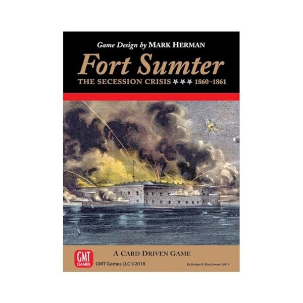 GMT Games GMT1808 Fort Sumter The Secession Crisis 1860 1861, Multicolore