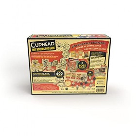 USAopoly The OP Cuphead Fast Rolling Dice Game - Jeux de dés - Un Jeu de fête Rapide pour Toute la Famille - A partir de 12 A