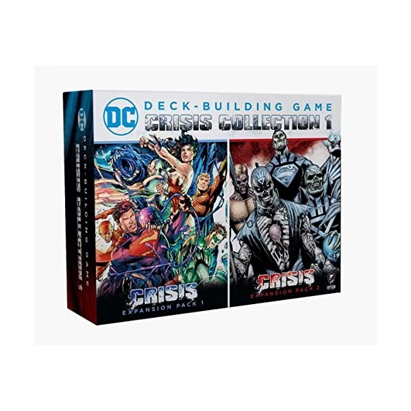 Cryptozoic Entertainment | Jeu de Construction DC : Crisis Collection 1 | Jeu de Cartes | À partir de 15 Ans | 1 à 5 Joueurs 