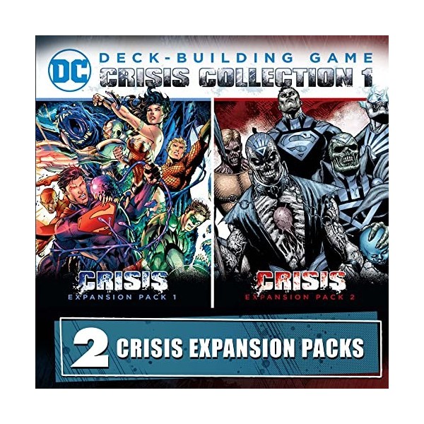 Cryptozoic Entertainment | Jeu de Construction DC : Crisis Collection 1 | Jeu de Cartes | À partir de 15 Ans | 1 à 5 Joueurs 