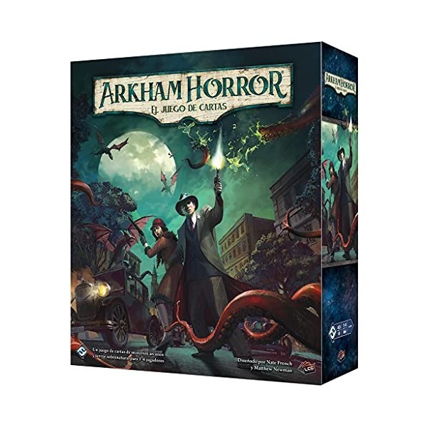 Fantasy Flight Games Arkham Horror: Juego de cartas Ed. révisée en Langue espagnole