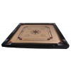 Terrapin Trading Apex Indian Wooden Wood Carrom Board 65 x 65cm + Accessoires grevistes