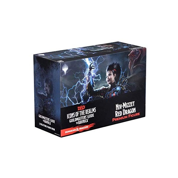WizKids Dungeons & Dragons Fantasy Miniatures: Icons of The Realms Set 10 Guildmasters` Guide to Ravnica Niv-Mizzet Red Drago