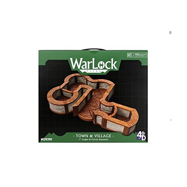 Warlock Tiles: Expansion Pack - 1 in. Town & Village Angles & Curves