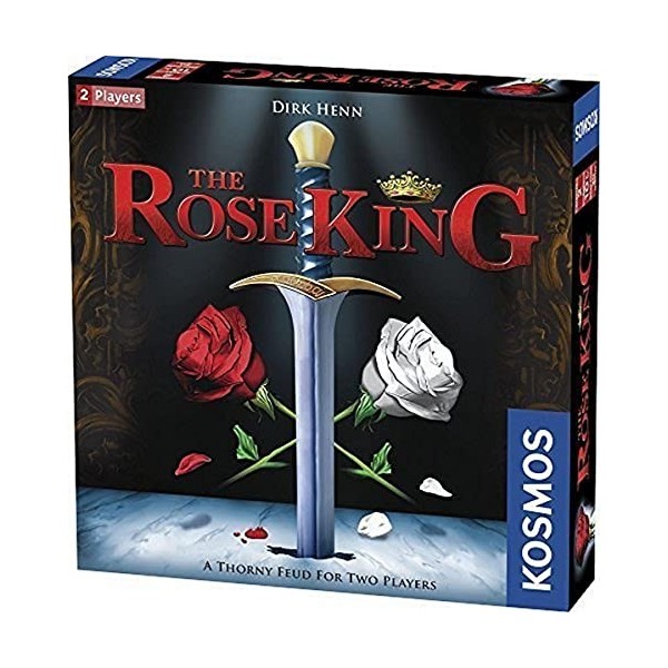 Thames & Kosmos-Le Roi Rose | Qui Sera gagné la Couronne | Jeu de société stratégique, 691790, 2 Joueurs-À partir de 10 Ans