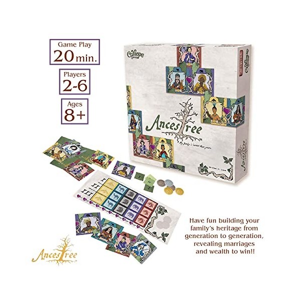 Calliope Games CLP132 Ancestree, Multicolore