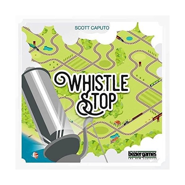 Bezier Games WHISBEZ Whistle Stop Jeu de société, Multicolore