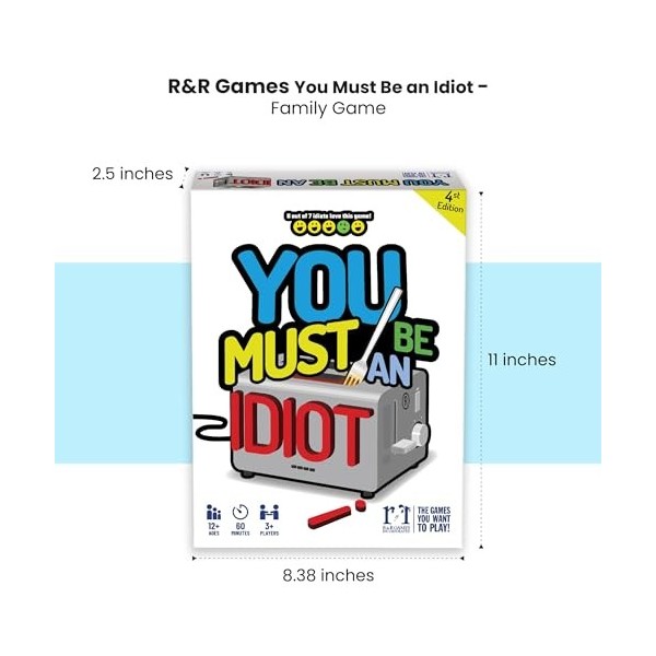 R&R Games You Must Be a Idiot Jeu de société