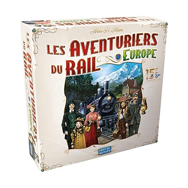 Days of Wonder - Les Aventuriers du Rail : Europe - Édition Collector 15ème anniversaire - Version Française - Jeu de société