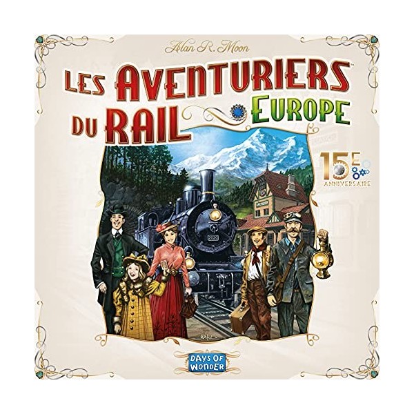 Days of Wonder - Les Aventuriers du Rail : Europe - Édition Collector 15ème anniversaire - Version Française - Jeu de société